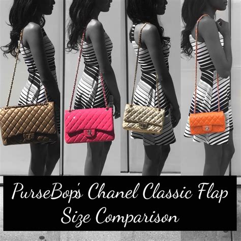 chanel medium vs small classic flap|Chanel classic flap 25cm.